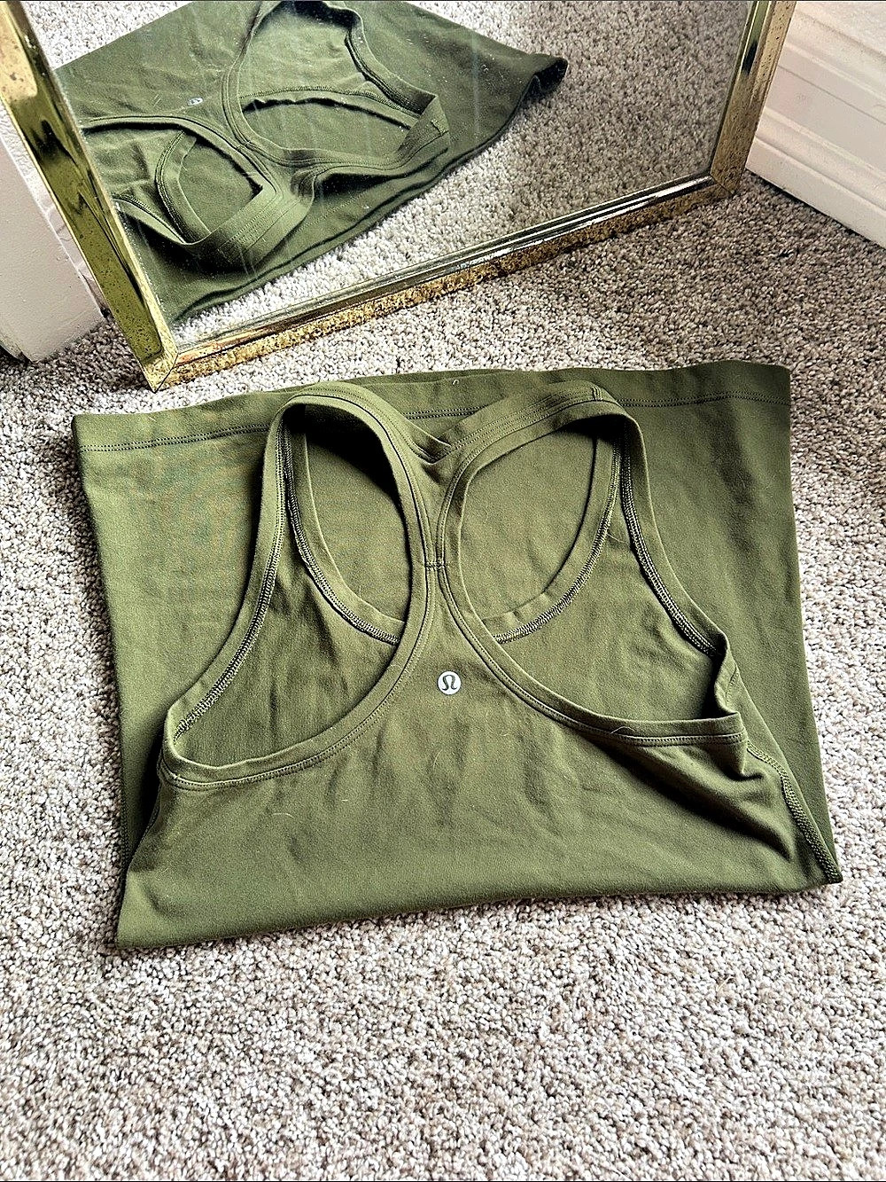 Lululemon Cool Racerback II Women's Racerback Tank Top, Green